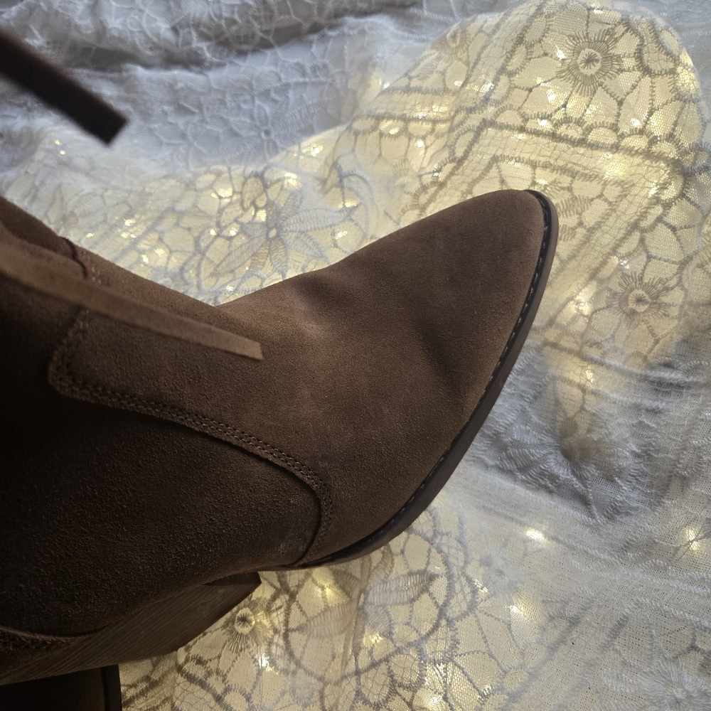 Dingo Thigh High Over The Knee Suede Fringe Boots Boho Western Hippie Chic - Picture 12 of 12